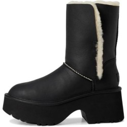 UGG Esmee Leather Boot Design Arrondi Élégant