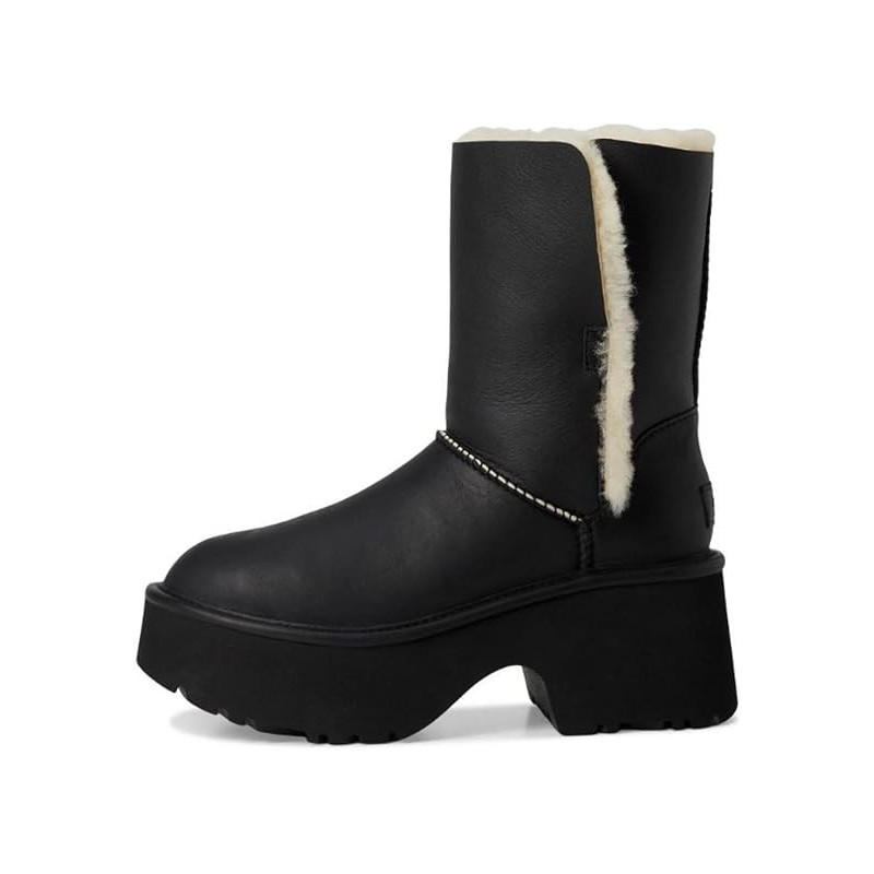 UGG Esmee Leather Boot Design Arrondi Élégant