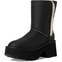 UGG Esmee Leather Boot Design Arrondi Élégant